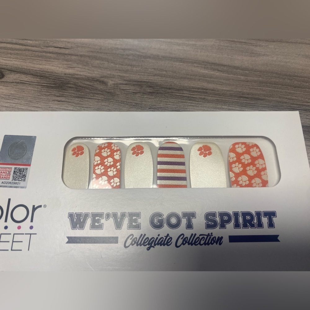 Color Street Nail Polish Collegiate Collection Clemson University 2022 Tigers - Picture 2 of 4